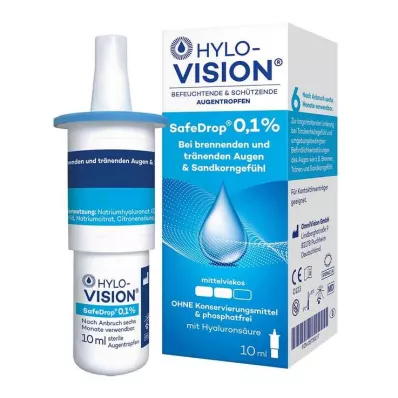 HYLO-VISION SafeDrop 0,1%-os szemcsepp, 10 ml