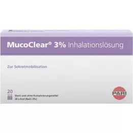 MUCOCLEAR 3%-os NaCl inhalációs oldat, 20X4 ml