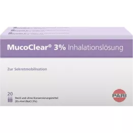 MUCOCLEAR 3%-os NaCl inhalációs oldat, 60X4 ml