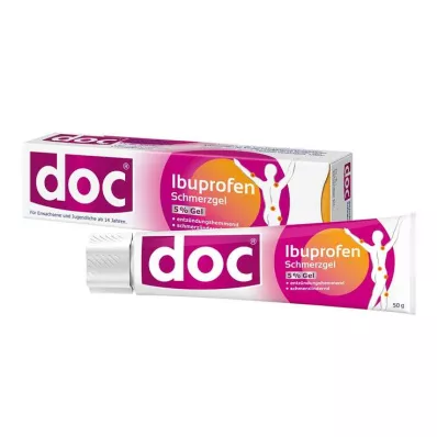 DOC IBUPROFEN Fájdalomgél 5%, 50 g