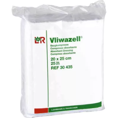 VLIWAZELL nedvszívó borogatás nem steril 20x25 cm, 25 db