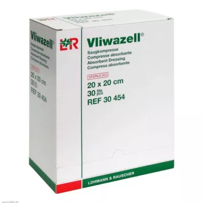 VLIWAZELL 20x20 cm-es steril nedvszívó borogatás, 30 db