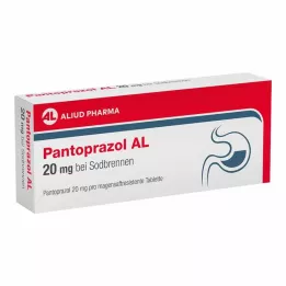 PANTOPRAZOL AL 20 mg gyomorégéshez bélsavmentes bevont tabletta, 7 db