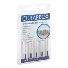 CURAPROX CPS 18 db 2-8 mm-es fogközti szalag, 5 db