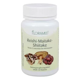 REISHI-MAITAKE-Shitake kapszula jó az egészséges sejteknek, 60 db