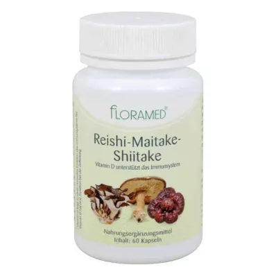 REISHI-MAITAKE-Shitake kapszula jó az egészséges sejteknek, 60 db