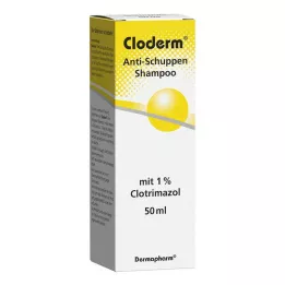 CLODERM Korpásodás elleni sampon, 50 ml