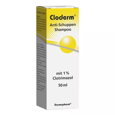 CLODERM Korpásodás elleni sampon, 50 ml