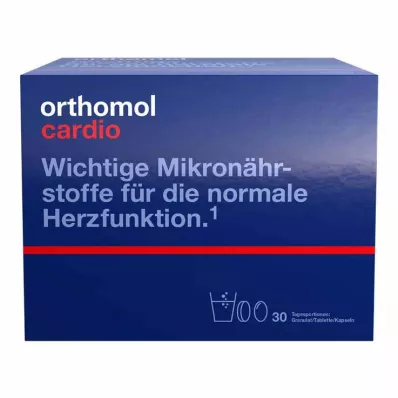 ORTHOMOL Cardio granulátum/kapszula/tabletta kombinált csomag, 1 db