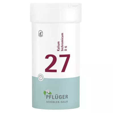 Biochemistry Pflueger 27 Kalium bichromicum D 6 tabletta, 400 db Biochemistry Pflueger 27 Kalium bichromicum D 6 tabletta, 400 db