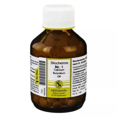 BIOCHEMIE 1 Calcium fluoratum D 6 tabletta, 400 db