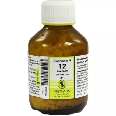 BIOCHEMIE Calcium sulphuricum D 12 tabletta, 400 db