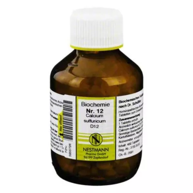 BIOCHEMIE Calcium sulphuricum D 12 tabletta, 400 db