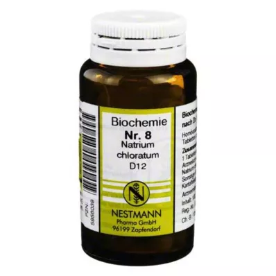 BIOCHEMIE 8 Natrium chloratum D 12 tabletta, 100 db BIOCHEMIE 8 Natrium chloratum D 12 tabletta, 100 db