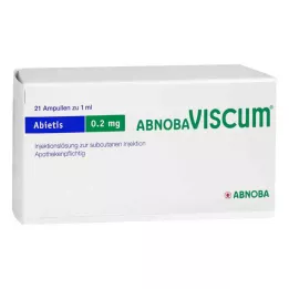 ABNOBAVISCUM Abietis 0,2 mg-os ampullák, 21 db