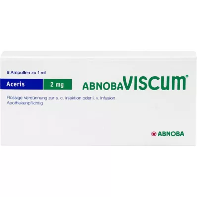 ABNOBAVISCUM Aceris 2 mg-os ampullák, 8 db