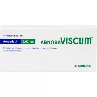 ABNOBAVISCUM Amygdali 0,02 mg-os ampullák, 8 db