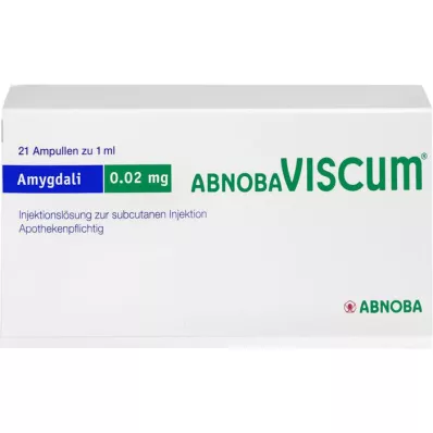 ABNOBAVISCUM Amygdali 0,02 mg-os ampullák, 21 db