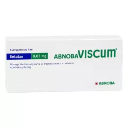 ABNOBAVISCUM Betulae 0,02 mg-os ampullák, 8 db