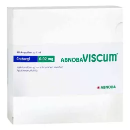 ABNOBAVISCUM Crataegi 0,02 mg-os ampullák, 48 db