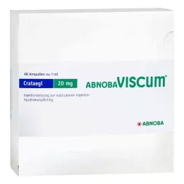 ABNOBAVISCUM Crataegi 20 mg-os ampullák, 48 db