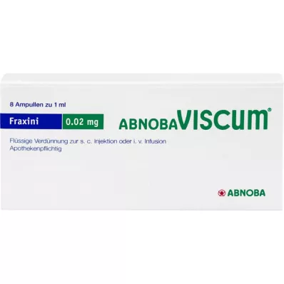 ABNOBAVISCUM Fraxini 0,02 mg-os ampullák, 8 db