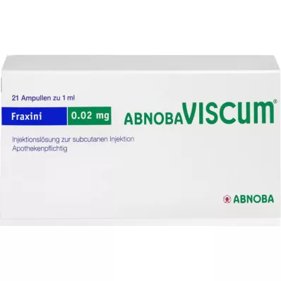 ABNOBAVISCUM Fraxini 0,02 mg-os ampullák, 21 db