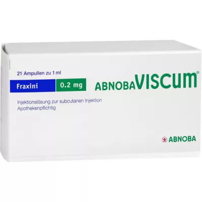 ABNOBAVISCUM Fraxini 0,2 mg-os ampullák, 21 db