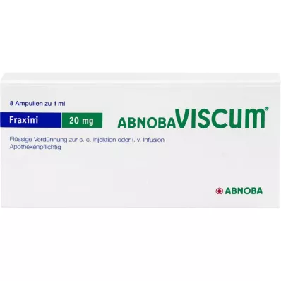 ABNOBAVISCUM Fraxini 20 mg-os ampullák, 8 db