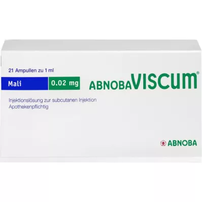 ABNOBAVISCUM Mali 0,02 mg-os ampullák, 21 db