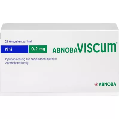 ABNOBAVISCUM Pini 0,2 mg-os ampullák, 21 db