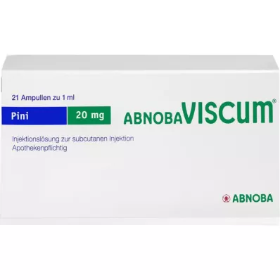 ABNOBAVISCUM Pini 20 mg-os ampullák, 21 db