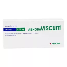 ABNOBAVISCUM Quercus 0,02 mg-os ampullák, 8 db