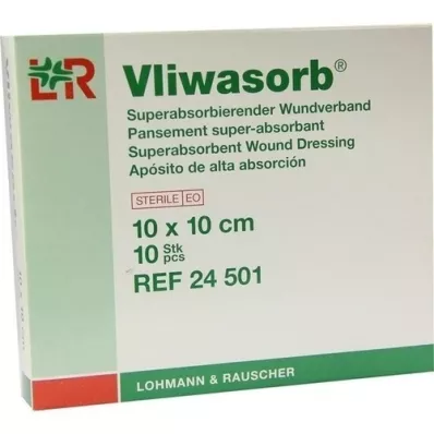 VLIWASORB superabsorb.absorb.comp.steril 10x10 cm, 10 db