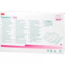 TEGADERM 3M CHG I.V. rögzítő kötés 8,5x11,5 cm 1657R, 25 db
