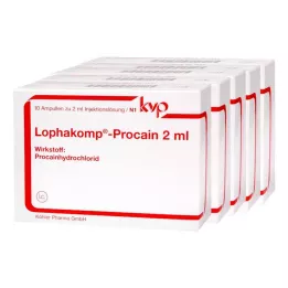 LOPHAKOMP Prokain 2 ml-es injekciós oldat, 50X2 ml