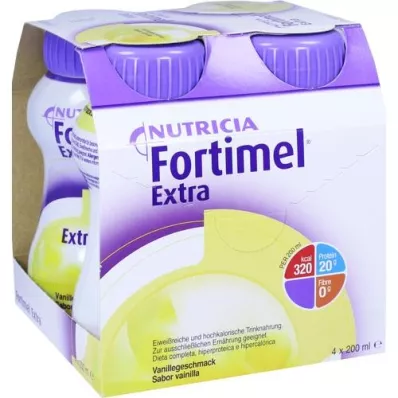 FORTIMEL Extra vanília ízesítés, 4X200 ml