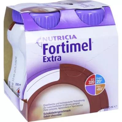 FORTIMEL Extra csokoládé ízesítés, 4X200 ml