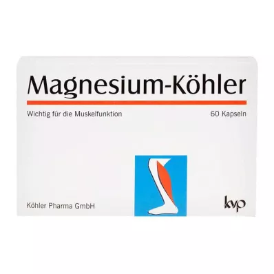 MAGNESIUM KÖHLER Kapszula, 1X60 db MAGNESIUM KÖHLER Kapszula, 1X60 db