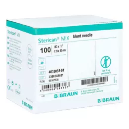 STERICAN Kanülök 18 Gx1 1/2 1,1x40 tompa/tompa, 100 db
