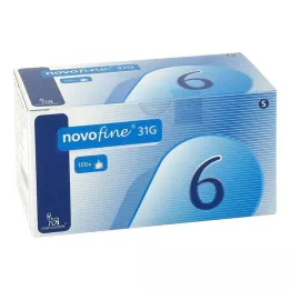 NOVOFINE 6 db 0,25x6 mm-es kanül, 100 db