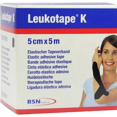Leukotape K 5cm fekete, 1 db Leukotape K 5cm fekete, 1 db