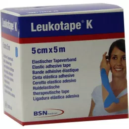 LEUKOTAPE K 5 cm világoskék, 1 db
