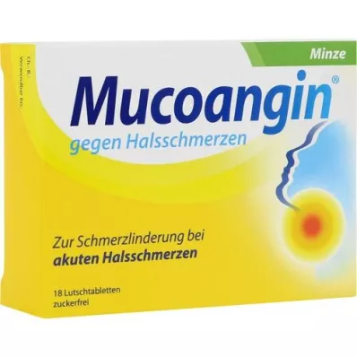 MUCOANGIN Mentolos 20 mg-os cukorkák, 18 db