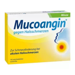 MUCOANGIN Mentolos 20 mg-os cukorkák, 18 db