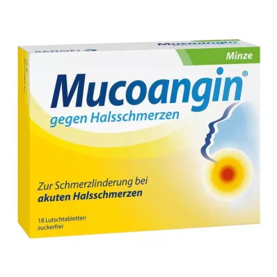 MUCOANGIN Mentolos 20 mg-os cukorkák, 18 db