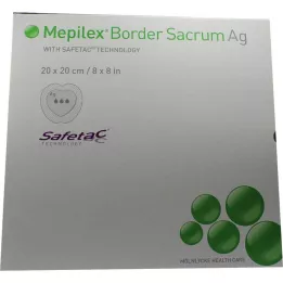 MEPILEX Border Sacrum Ag habkötszer 20x20 cm ster., 5 db