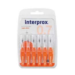 INTERPROX szuper mikro narancssárga interdentális blis, 6 db