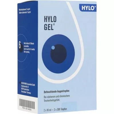 HYLO-GEL szemcsepp, 2X10 ml