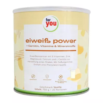FOR YOU protein power vanília por, 750 g